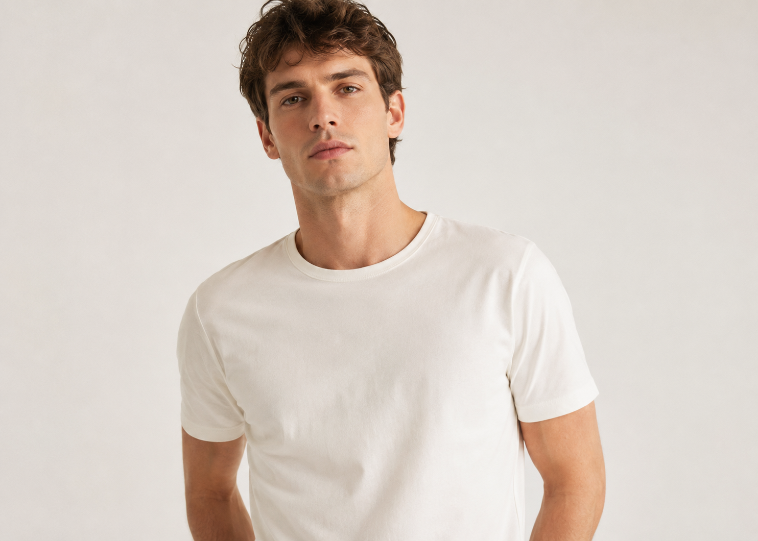 Basic T-shirt - Ecru